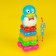 Pyramid "Penguin on the Flower", 5 rings