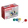 Power buttons, balls, colored, 50 pieces, Brauberg, in a cardboard box