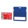 Horizontal badge 85 x 54 mm, erichkrause slider, plastic ABC, textile tape, mix