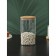 Glass Bank for bulk products with bamboo cover Bellatenero "Eco. Triangle ", 1 l, 10 × 19 cm