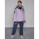 Ski jacket female winter, size 56, purple color