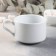 The porcelain -porcelain cup "linen", 200 ml, stagnant