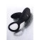 Prostate stimulator LEVETT MAUD, silicone, black color, 15 cm