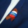Значок закатной с лентой "9 мая" флаг России