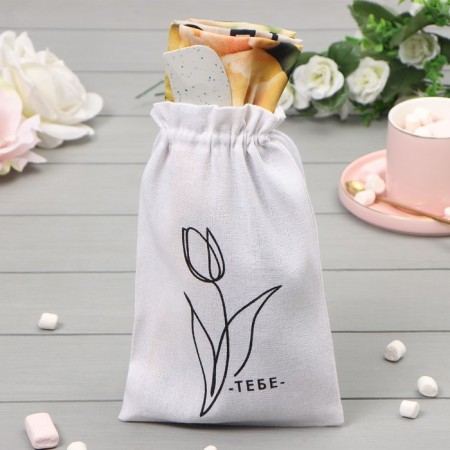 Gift set "March 8" towel 40x73cm, shoulder blade-1