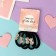 Hair gum "Color Fairy Tale" (set 4 pcs) Bow, 4.5 cm