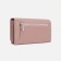 Women's wallet on magnets, pink color