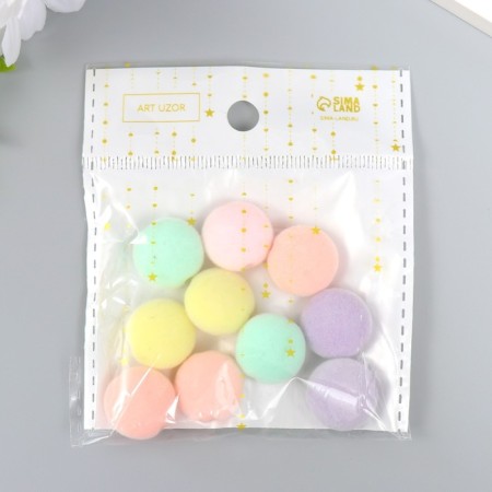 Busina for creativity velvet spraying "flattened ball" mix 1x1.7x1.7 cm-3