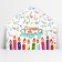 Money envelope “Happy Birthday!”, Candles, 16.5 x 8 cm