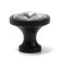 Handle button Cappio PK112, D = 30 mm, plastic, black color