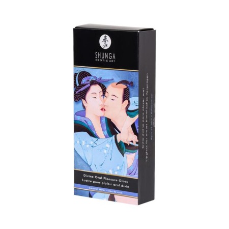 Gloss for lips exciting shunga "Divine pleasure", coconut water, 10 ml-3