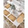 A set of napkins for setting the table “Breakfast with coffee”, rectangular, size 32x46 cm, 4 pcs