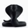 Top for the phone New Year's souvenir "New Year: Cobra", black, 8.5 x 7.5 cm