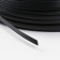 Artificial rattan 6 mm 100 m wave (black)
