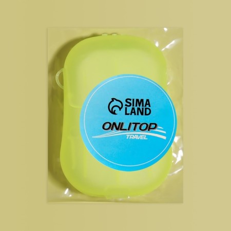 Leaf soap, in plates, 18 (± 2) pcs, in case, yellow color-6