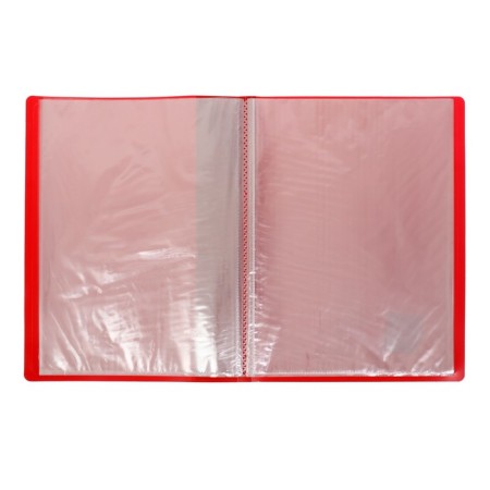 Folder with 20 A4 inserts, 600 μm, Calligrata, 15 mm, red-1