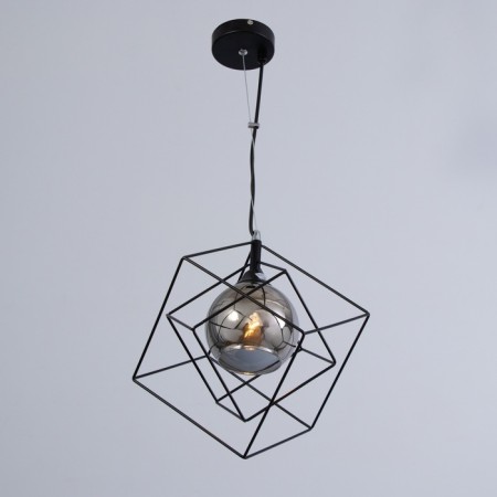 Causa "Cube in Cuba" 1x60W E27 Black 35x35x40 (100) cm-1