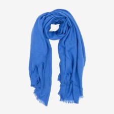 Women's scarf, blue color, size 125x125