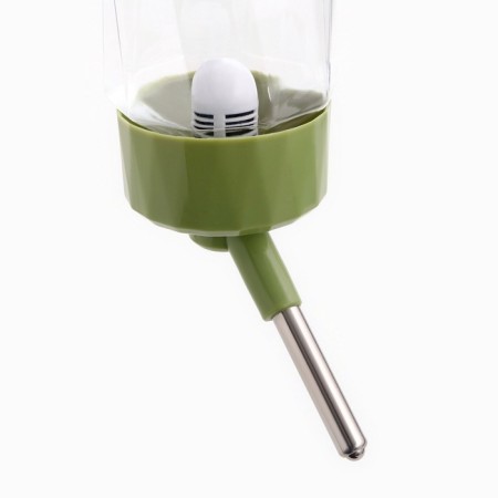 Drill for animals, 750 ml, fastening-spring, and two interchangeable filters, green-2