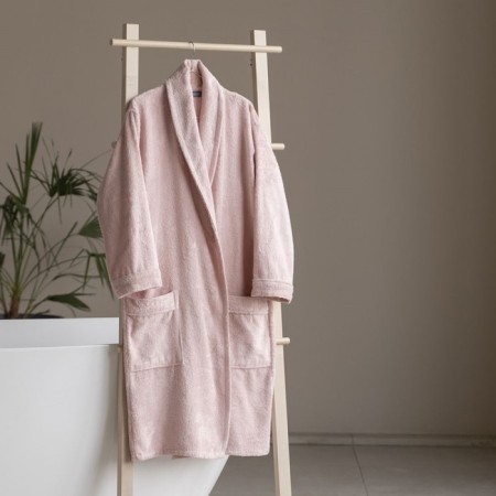Tao robe, size m, gray-pink color-4