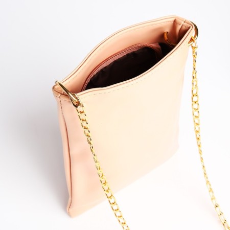 Bag Cross-Bodi with a zipper, pink color-3