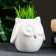 Pot "Council Moon" White, 10.5x9x10cm