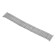 20 mm watch strap, metal, symmetrical fastening of links on the sides, silver