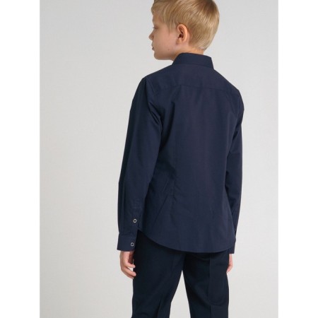 Textile shirt on buttons for a boy, height 158 ​​cm-4