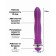Sexy Friend vibrator, not a realistic, built -in vibrator, 17.5 x 2.9 cm, ABS, purple