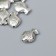 Busina for creativity Metal "Large fish" silver G318B1269 1.3x1.7 cm