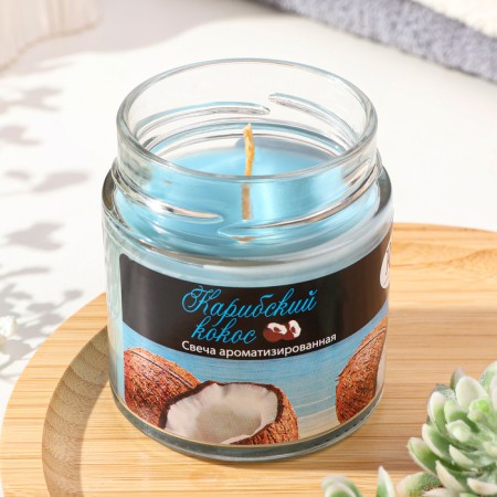 Candle in the Bank Aromatic "Caribbean", 25 hours-1