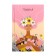 Notebook A6, 64 sheets to the point "Spring", solid cover, matte lamination, glitter, block 65g/m2