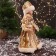 Snow Maiden "In a fur coat with a scattering shine" moves, 40 cm, gold