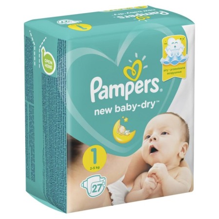 Pimpers New Baby-Dry (2-5 kg), 27 pcs-2