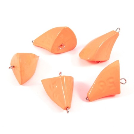 Cargo of a bullet-exentric painted pissy Yaman 5 pcs., 56 g, orange