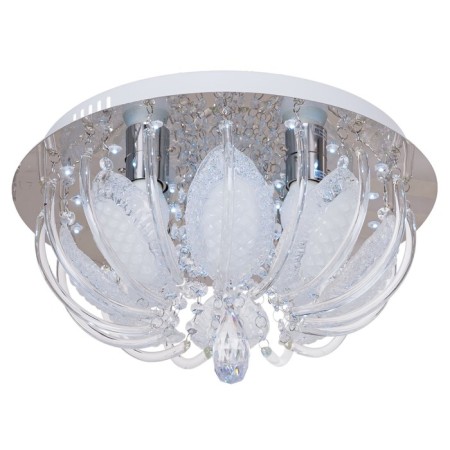 Luer with PDU "Jasmine" 4x40W E27 chrome 40x40x22 cm.-1