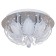 Luer with PDU "Jasmine" 4x40W E27 chrome 40x40x22 cm.