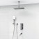 The shower system wasserkraft a171668, built -in, tropical shower, shower, chromium