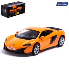 Metal machine McLaren 650S, 1:32, Doors, inertia, Orange color open