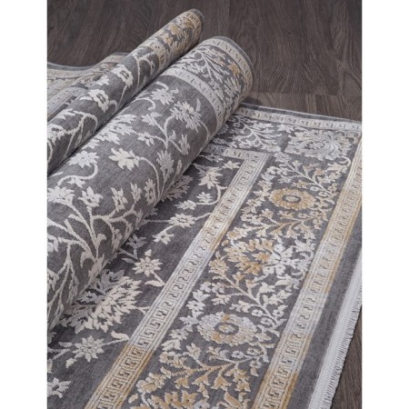 Rectangular carpet Durkar Milano, size 200x290 cm, color D.Grey/L.yellow-1