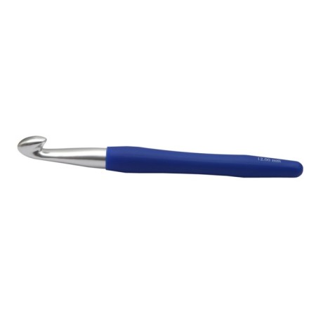 Aluminum knitting hook with an ergonomic handle Waves Knitpro 12.00 mm 30919