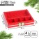 Box for 4 sweets and chocolate with cells "Luxurious New Year" 18.8 x 15.7 x 3 cm, New Year