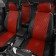 Autorekhls for Ford Kuga 2 since 2012-2016, jeep, perforation, eco-leather, red color, black