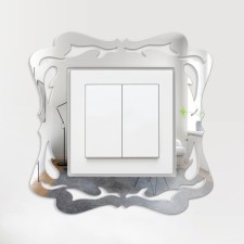 Interior sticker under the “pen” circuit breaker, mirror wall decor, 15x15 cm