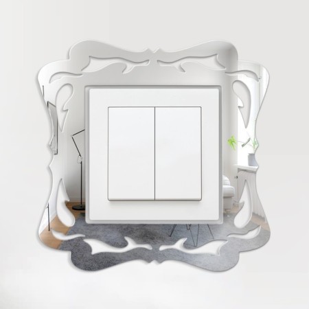 Interior sticker under the “pen” circuit breaker, mirror wall decor, 15x15 cm