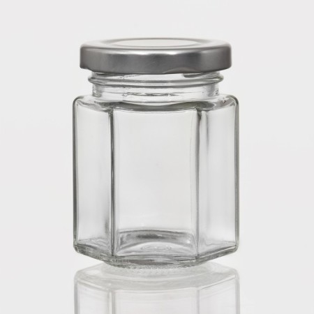 Glass jar for spices with a metal lid "Ideill", 80 ml, 5.5 × 7 cm