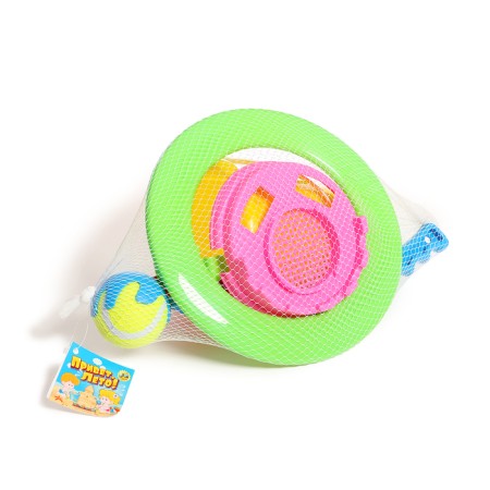 Summer Summer No. 2 “Donut”: bucket, sieve, scoop, rake, thrower with the ball, ring, mix-10