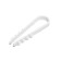 Dowel-Homut "Tundra", for a round cable, nylon, 11-18 mm, white, 100 pcs