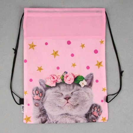 Back for shoes "Charming kitten" Non -core canvas, size 30 x 40 cm-1