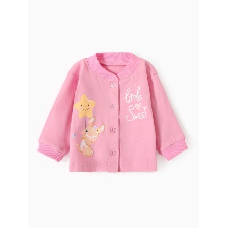 Baby "Bunny" blouse, pink color, height 68